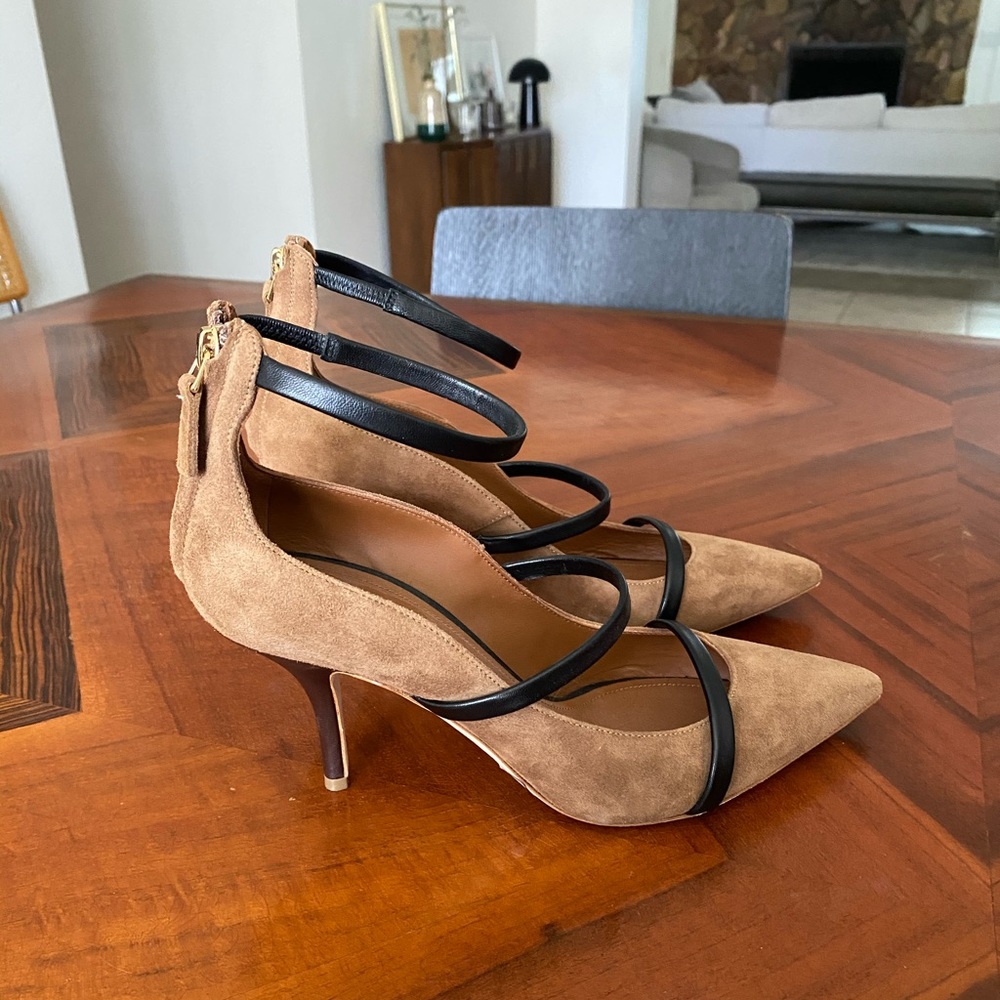 Malone Souliers Robyn suede heels size 37.5
